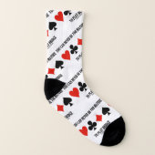 You Can Never Be Too Mature To Play Bridge Socks (Left Inside)