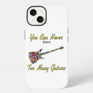 You Can Never Have Too Many Guitars - Colorful iPhone 13 Case