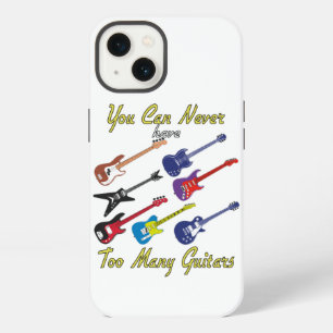 You Can Never Have Too Many Guitars - Colorful iPhone 13 Case