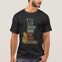 You Can Never Have Too Many Guitars Funny gift