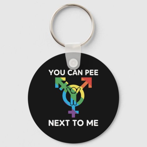 You Can Pee Next To Keychain