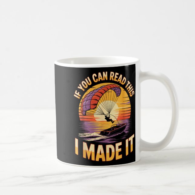 You Can Read This Parasailer Paragliding Boating P Coffee Mug (Right)