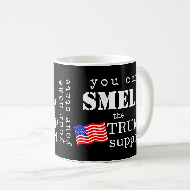 You Can Smell The Trump Support Personalized Coffee Mug (Front Right)