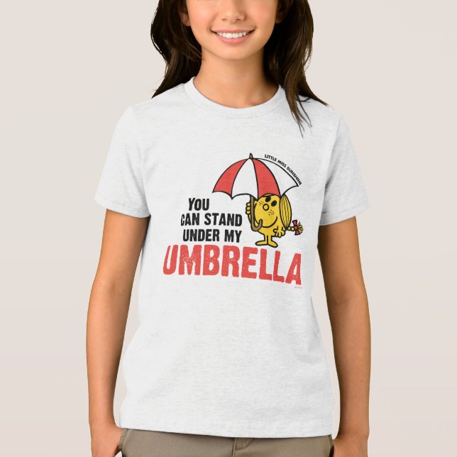 You Can Stand Under My Umbrella Tri-Blend Shirt (Front)