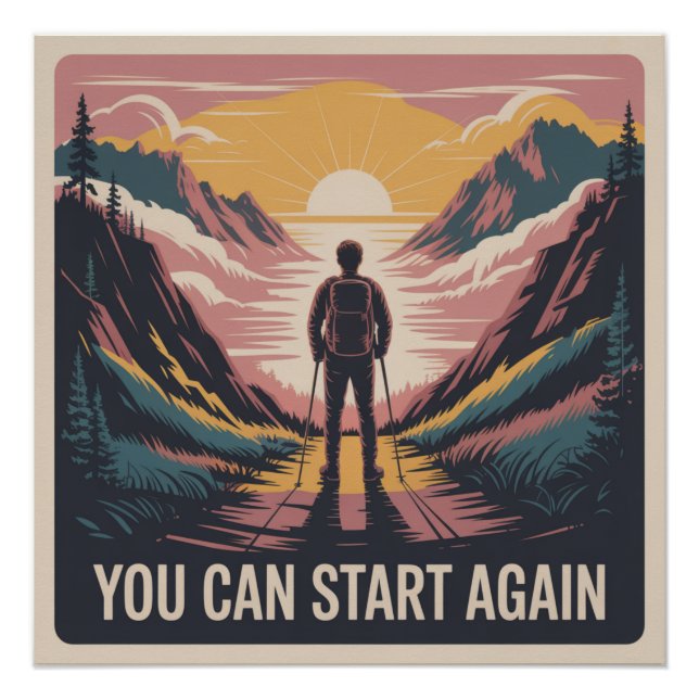 You Can Start Again Poster (Front)