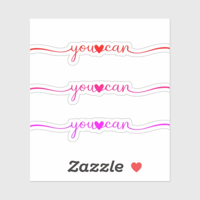You Can Sticker (Sheet)