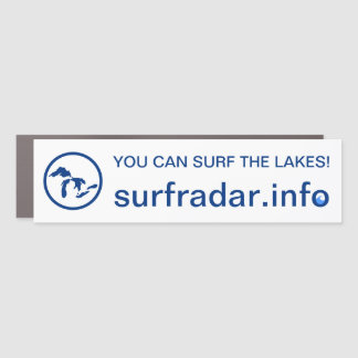 You Can Surf the Lakes Car Magnet