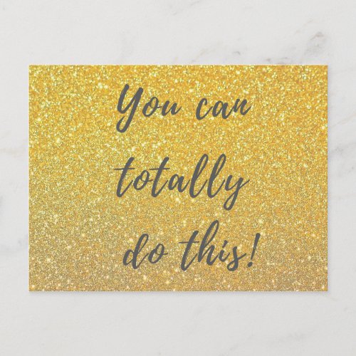 You can totally do this inspirational postcard