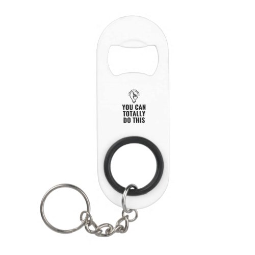 You can totally do this keychain bottle opener