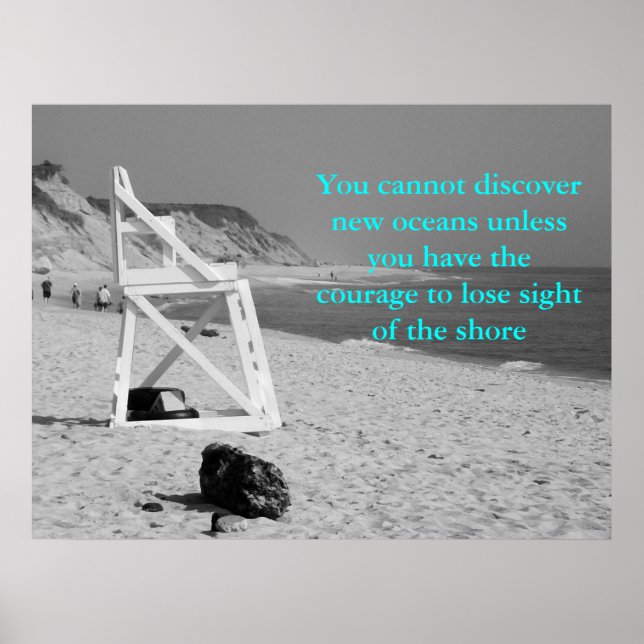 You cannot discover new oceans unless... poster (Front)