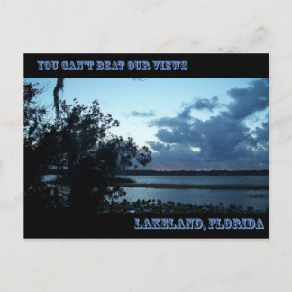 You Can't Beat Our Views Lakeland, FL   002 Postcard