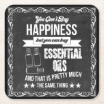 You Can&#39;t Buy Happiness But You Can Buy Eo! Square Paper Coaster at Zazzle