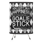 You Can't Buy Happiness Hockey Goalie Lamp (Left)