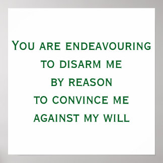 You can't convince me poster