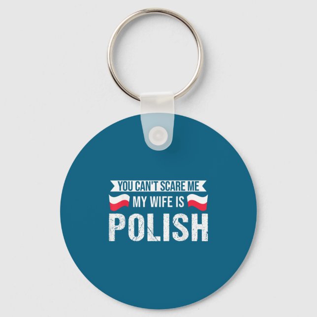 You Cant E Me My Wife Is Lish Lish Roots  Keychain (Front)