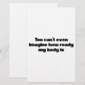 You Can't Even Imagine (Front/Back)