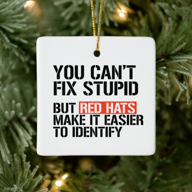 You can't fix stupid ceramic ornament (Tree)