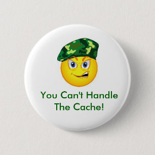You Can't Handle the Cache Geocaching Swag Pin