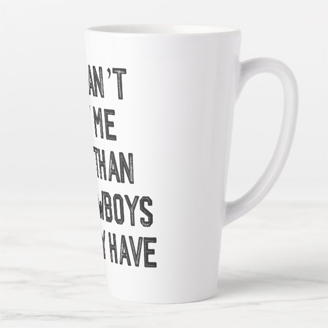 YOU CANT HURT ME MORE THAN THE COWBOYS ALREADY LATTE MUG (Right)
