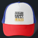You Can't Make Everyone Happy You're Not a Latke Trucker Hat<br><div class="desc">hanukkah, jewish, chanukah, menorah, dreidel, gift, birthday, holiday, latke</div>