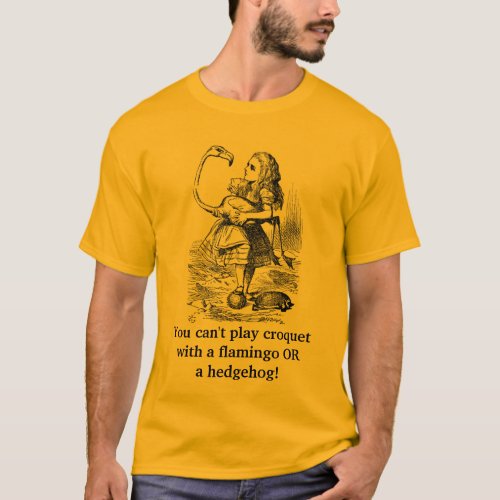 You cant play croquet with a T_Shirt
