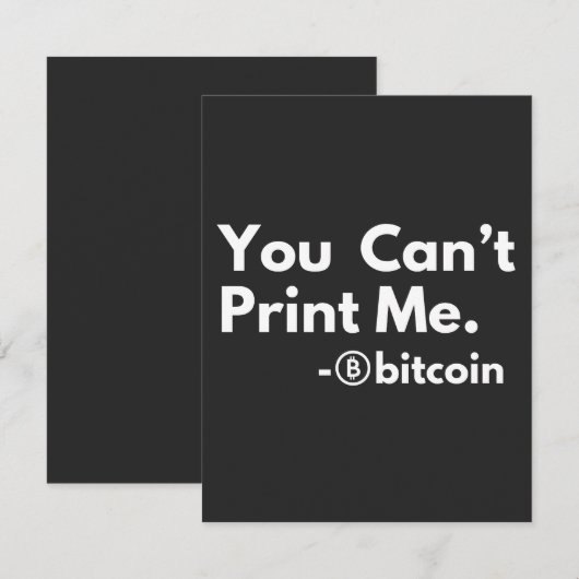 you cant PRINT me (Front/Back)
