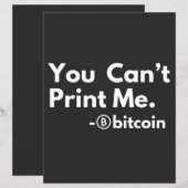 you cant PRINT me (Front/Back)