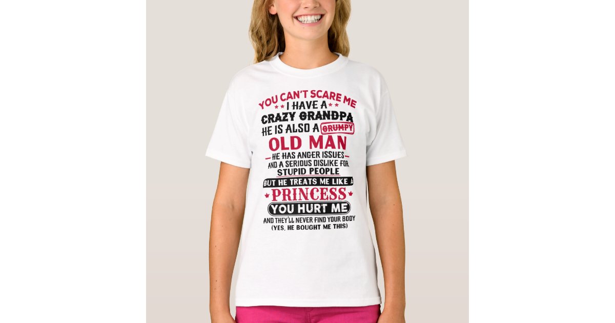 crazy grandpa shirt