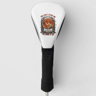 You Cant Scare Me Nurse Halloween Stethoscope Oran Golf Head Cover