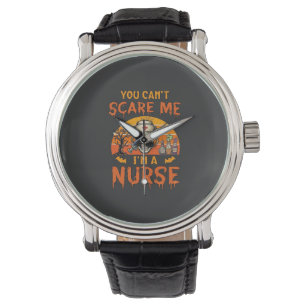 You Cant Scare Me Nurse Skull Syringe Potion Hallo Watch