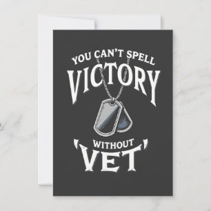 You can't Spell victory without vet Veteran Day Invitation