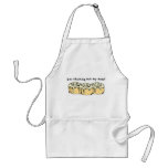 You Checking Out My Buns? Funny Cinnamon Roll Adult Apron at Zazzle