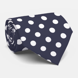You choose background color and white polka dots neck tie