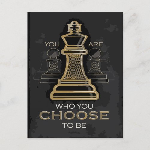 You Choose  Vector King Piece Postcard