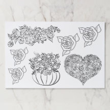 You Color Flowers Craft