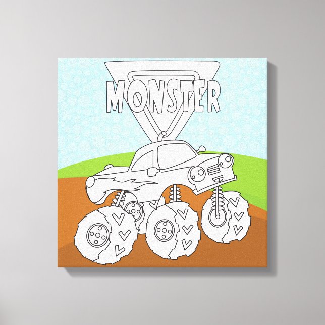 You Color Me & Add Your TextWrapped Canvas (Gloss) (Front)