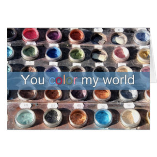 You color my world cards