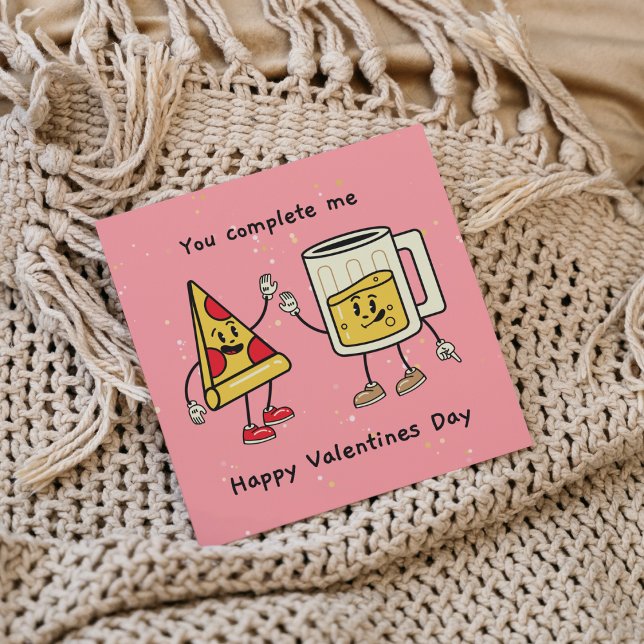 You Complete Me Beer And Pizza Valentine's Card (Birthday Depot
You Complete Me Beer And Pizza Valentine's Card)