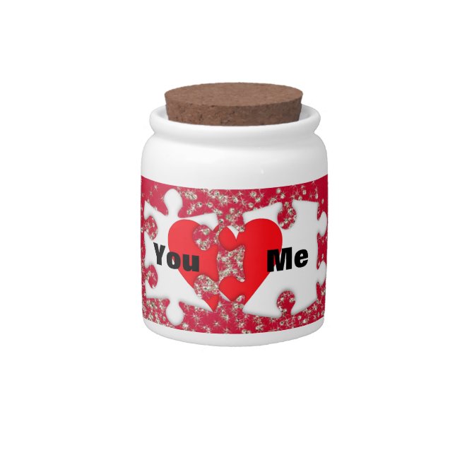 You Complete Me Candy Jar (Front)