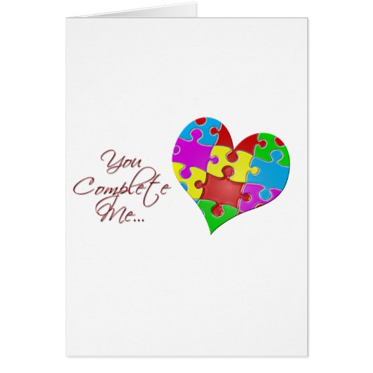 You Complete Me Cards (Front)