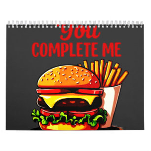 You Complete Me Pizza Graphic Calendar