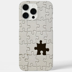 You Complete Me Romantic Black and White Jigsaw iPhone 16 Pro Max Case