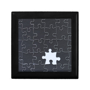 You Complete Me Romantic Black and White Jigsaw Gift Box