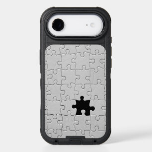 You Complete Me Romantic Black and White Jigsaw iPhone 17 Air Case