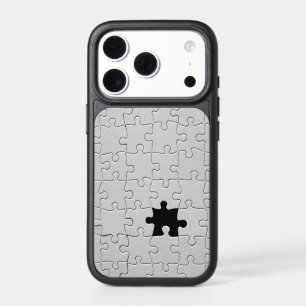 You Complete Me Romantic Black and White Jigsaw iPhone 17 Pro Case