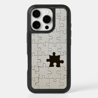 You Complete Me Romantic Black and White Jigsaw iPhone 16 Pro Case
