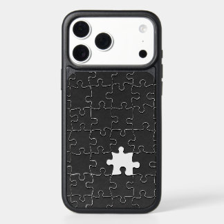 You Complete Me Romantic Black and White Jigsaw iPhone 17 Pro Max Case