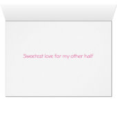 You complete me sweet loving corn couple cards (Inside Horizontal (Bottom))