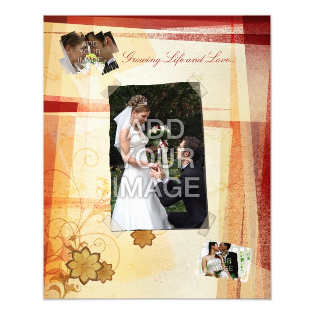 You Complete Me Wedding Poster Photo Enlargement (Front)