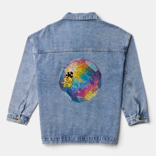 You complete the picture - Everybody belongs here  Denim Jacket